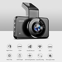 1296P Full HD Car DVR Wide Angle CMOS Dash Cam with WIFI / ADAS Car Recorder miniinthebox