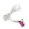 1.2M Metal Earphone Remote Microphone for All Models-Pink