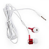 1.2M Metal Earphone Remote Microphone for All Models-Red