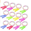 12Pack Jump Rope Set-7.5ft of Colorful Outdoor Jump Ropes Game Vibrant Jumping Ropes for Kids Great Birthday Party Sports Activities Favors Gift for Boys Girls Goodie Bag Fillers miniinthebox