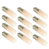 12pcs 1.5 W LED Globe Bulbs 90 lm E14 E12 T10 2 LED Beads Warm White White 180-265 V miniinthebox