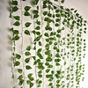 12Pcs 220cm Artificial Plants Vine Wall Decor Wedding Party Decorative Artificial Leaves miniinthebox