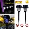 1/2pcs Bug Zapper Outdoor Solar Mosquito Trap Killer Lamp UV LED Electric Waterproof Anti Mosquito Light Garden Lawn Mosquito Trap miniinthebox
