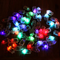12Pcs Mini Colorful Bullet Balloon Lights LED Flash Lamps Paper Lantern Wick Plastic Glow Flash Wedding Party Decoration