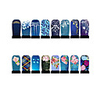 12pcs Nail Foil Art Armour Wraps Patch Stickers-Blue Series