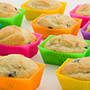 12pcs/pack Muffin Cupcake Mould Rectangle Shape Mini Silicone Muffin Cupcake Tray