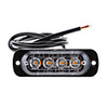 12V-24V 4Led Strobe Police Warning Light Strobe Grille Flashing Lightbar Truck Car Beacon Lamp Amber Red Blue Traffic light