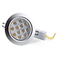 12W 1080-1200LM 3000-3500K Warm White Light LED Ceiling Bulb (85-265V)
