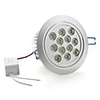 12W 12-LED White Ceiling Down Lamp with LED Driver (85-265V 1080Lm)