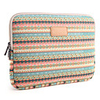 13 14 15.6 Small diamond lattice Pattern Canvas Bag Computer Protective Sleeve Case for Macbook2020 13 /15 HP lenovo