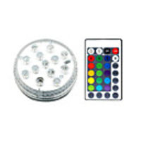 13 LED Submersible Lights Remote Controlled RGB Changing Underwater Waterproof Lights for Swimming Pool Fountain Aquarium Vase Hot Tub Bathtub Party 1Pack