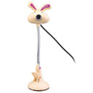 1.3 Megapixel USB Rabbit Webcam Microphone (Pink)