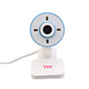 1.3 Megapixel USB Webcam 4 LED Night Vision Light (White)