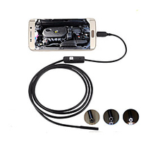 1.3 Million 5.5mm Android Mobile Phone Industrial Endoscope Auto Repair Pipe Unlocking Air Conditioner Micro Camera 2m miniinthebox