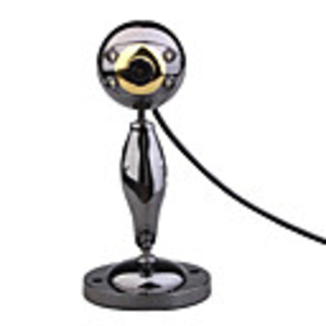 130K Pixel USB 2.0 Webcam (Black)