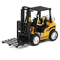 1:32 Metalic Construction Truck Set Forklift Toy Truck Construction Vehicle Toy Car Pull Back Vehicle Forklift Kid