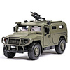 1:32 Plastic Aluminum-magnesium alloy Military Vehicle Toy Truck Construction Vehicle Glow Simulation Parent-Child Interaction Boys