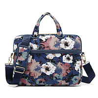 13.3 14 15.6 inch Vintage orchid Print Lightweight Water Resistant canvas Laptop Messenger Laptop Sleeve Handbags for Macbook/Surface/Xiaomi/HP/Dell/Samsung/Sony Etc miniinthebox