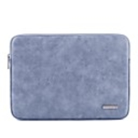 13.3 14 15.6 PU Leather Solid Colored Laptop Bag for Macbook/Surface/HP/Dell/Samsung/Sony Etc