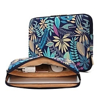 13.3 14.1 15.6 inch Universal Bohemian Pattern Canvas Water-resistant Shock Proof Laptop Sleeve Case Bag for Macbook/Surface/Xiaomi/HP/Dell/Samsung/Sony Etc