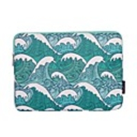 13.3 14.1 15.6 inch Universal Geometric Print Canvas/Nylon Water-resistant Shock Proof Laptop Sleeve Case Bag for Macbook/Surface/Xiaomi/HP/Dell/Samsung/Sony Etc