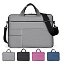 13.3 Inch Laptop / 14 Inch Laptop / 15.6 Inch Laptop Sleeve / Briefcase Handbags / Tablet Cases Polyester Solid Colored / Plain for Men for Women for Business Office Waterpoof Shock Proof