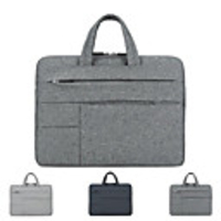 13.3 Inch Laptop / 14 Inch Laptop / 15.6 Inch Laptop Sleeve / Briefcase Handbags / Tablet Cases Polyester Solid Colored / Plain for Men for Women for Business Office Waterpoof Shock Proof