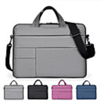 13.3 Inch Laptop / 14 Inch Laptop / 15.6 Inch Laptop Sleeve / Briefcase Handbags / Tablet Cases Polyester Solid Colored / Textured for Men for Women for Business Office Waterpoof Shock Proof