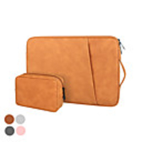 13.3 Inch Laptop / 14 Inch Laptop / 15.6 Inch Laptop Sleeve / Briefcase Handbags / Tablet Cases PU Leather / Polyurethane Leather Simple / Solid Colored for Men for Women for Business Office