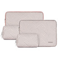 13.3 Inch Laptop / 14 Inch Laptop / 15.6 Inch Laptop Sleeve PU Leather Houndstooth / Leather for Business Office for Colleages Schools for Travel Water Proof Shock Proof