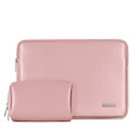 13.3 Inch Laptop / 14 Inch Laptop / 15.6 Inch Laptop Sleeve PU Leather Plain / Leather for Business Office for Colleages Schools for Travel Water Proof Shock Proof
