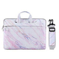 13.3/14/15.6 inch Bohemian Marble Pattern Lightweight Water Resistant canvas Laptop Messenger Laptop Sleeve Handbags Canvas for Macbook/Surface/Xiaomi/HP/Dell/Samsung/Sony Etc