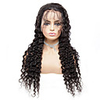136 Lace Wig Deep Wave Wig Brazilian Hair Lace Closure Wig 100% Remy Human Hair Wigs For Black Women 8-26 Inch