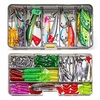 136 pcs Lure kit Fishing Lures Crank Frog Worm lifelike 3D Eyes Bass Trout Pike Freshwater and Saltwater miniinthebox