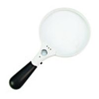 137mm large hand-held 3 LED lights 3 lenses 3 multiple reading identification multi purpose magnifier