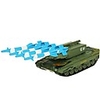 1:38 Toy Car Military Tank Chariot Military Vehicle Tank City View Cool Exquisite Metal Mini Car Vehicles Toys for Party Favor or Kids Birthday Gift 1 pcs