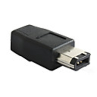 1394 IEEE 6 Pin Male to 4 Pin Female Convertor Adapter