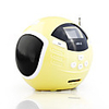 1.4 inch Rechargeable Portable OLED LCD SD/MMC USB MP3 Player Speaker with FM Radio (Yellow)