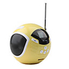 1.4 inch Rechargeable Portable OLED LCD SD/MMC USB MP3 Player Speaker with FM Radio (Yellow)
