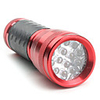 14-LED Purple Light Single-Mode Flashlight (Red)