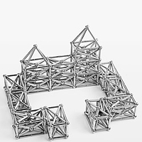 140 pcs Magnet Toy Magnet Toy 72Pcs 11mm Length Sticks Stress and Anxiety Relief Office Desk Toys Relieves ADD ADHD Anxiety Autism Teen / Adults