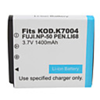 1400mAh 3.7V Digital Camera Battery NP-50/K7004 for FUJIFILM and More