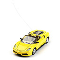 1:43 Remote Control Alloy Roadster Controlled by Android and IOS (Yellow)