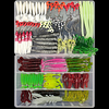 144 pcs Lure kit Fishing Lures Soft Bait Jig Head Craws / Shrimp Worm Shad lifelike Bass Trout Pike Sea Fishing Lure Fishing Freshwater and Saltwater miniinthebox