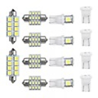 14pcs T10 LED Car Interior Dome Reading Lights Bulb Kit Roof License Plate Lamp