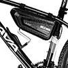1.5 L Bike Frame Bag Top Tube Cycling Wearable Durable Bike Bag PU Leather Bicycle Bag Cycle Bag Cycling Outdoor Exercise Multisport