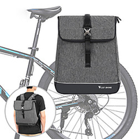 15 L Bike Panniers Bag Cycling Backpack Holdall Portable Multifunctional Durable Bike Bag Polyster Bicycle Bag Cycle Bag Outdoor Exercise Bike / Bicycle miniinthebox