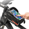 1.5 L Cell Phone Bag Touch Screen Multifunctional Reflective Bike Bag TPU EVA Bicycle Bag Cycle Bag Similar Size Phones Outdoor Exercise miniinthebox
