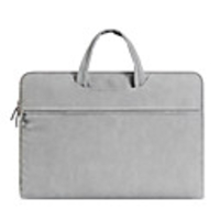 15 Laptop Briefcase Handbags PU Leather Solid Color / Plain for Business Office for Colleages Schools Unisex Water Proof Shock Proof
