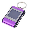 1.5" LCD Rechargeable Digital USB Photo Frame Keychain - Purple (107-Picture Memory Storage)